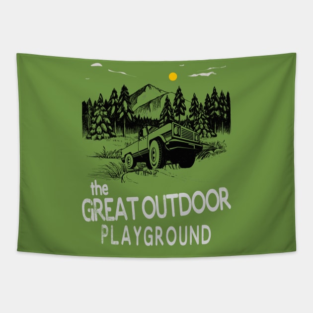 The Great Outdoor Playground Tapestry by Blended Designs