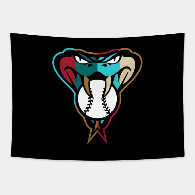 Dbacks Multicolor Tapestry by LunaGFXD