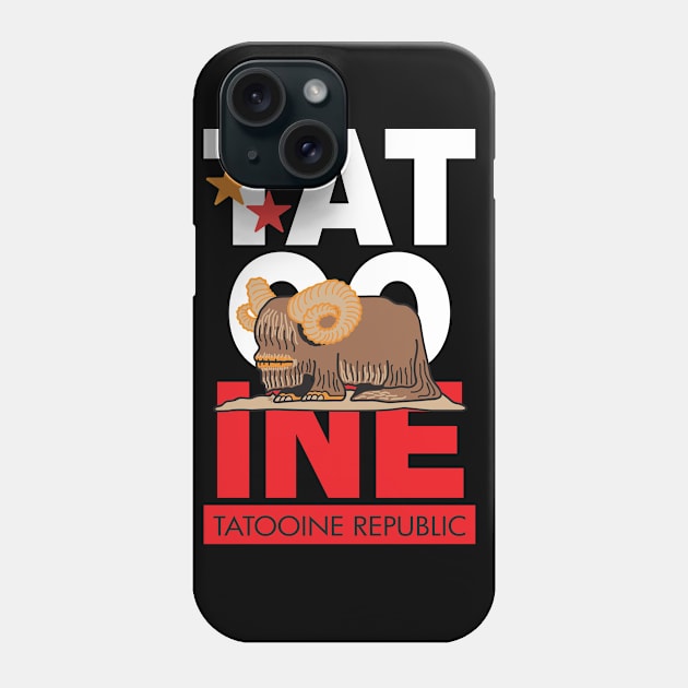 Tatooine Republic Souvenir Tee Phone Case by LaserBrainDesign