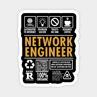 Funny Network Engineer Gatekeeper of Internet Magnet