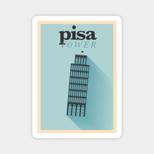 Pisa Poster Design Magnet