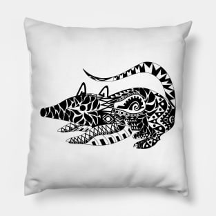 tlacuache possum ecopop Pillow