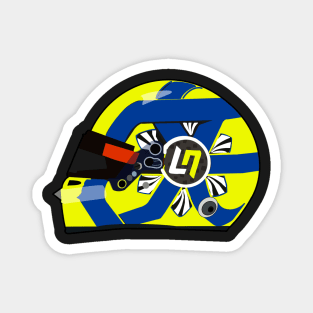 Lando Norris helmet design Magnet
