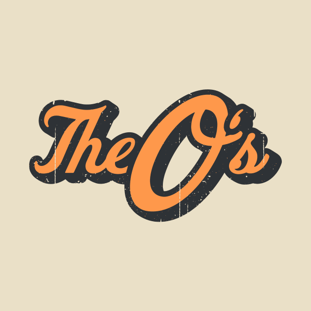 The O's Vintage Faded by Throwzack