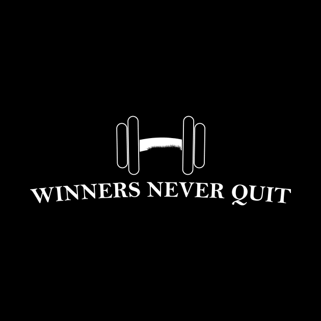 Winners Never Quit by Dojo Artist