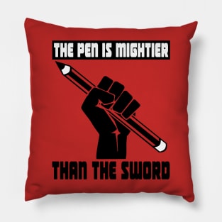 The Pen Is Mightier Than The Sword Pillow