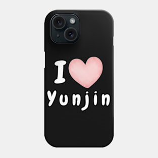 I Love Yunjin Le Sserafim Phone Case