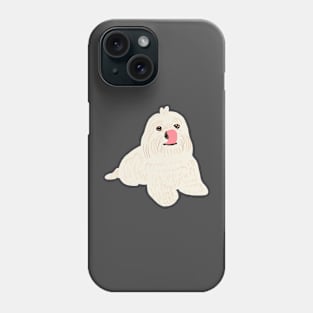 Maltipoo Tongue Out Phone Case