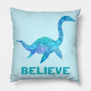 Loch Ness Monster Believe Pillow