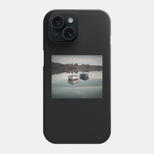 Rowing Boats in the mist Phone Case