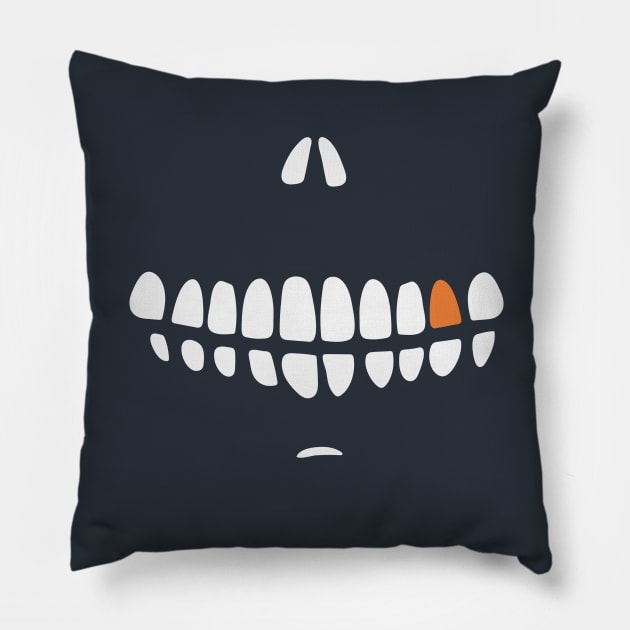 Monster Mask Face Mask Pillow by Lionstar