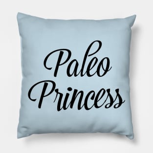 Paleo Princess - Black Pillow