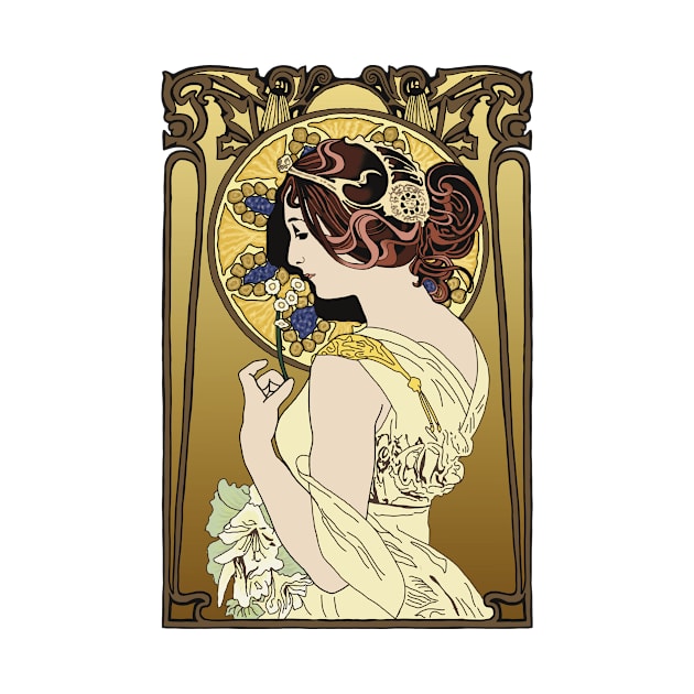 Pre-Raphaelite Girl 4 (Brown) by Soth Studio