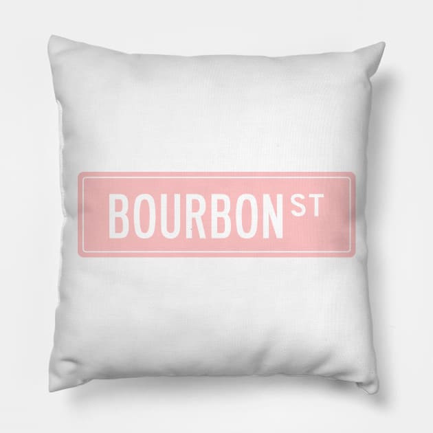 Bourbon st pink Pillow by annacush