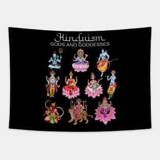 Gods of Hinduism Tapestry