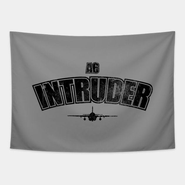 A-6 Intruder (distressed) Tapestry by TCP