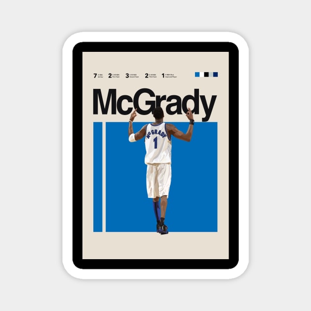 Tracy McGrady Magnet by chastihughes