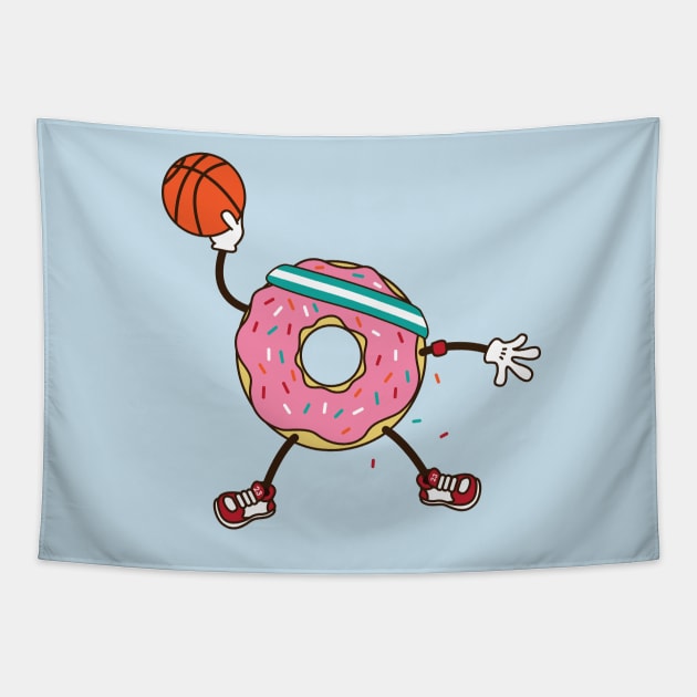 Dunking Donut Tapestry by StevenToang