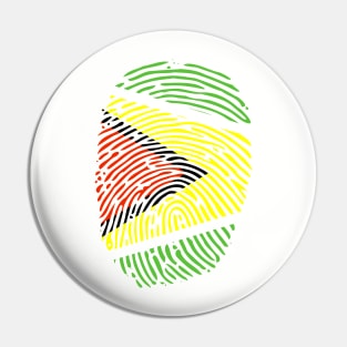 GUYANA FINGER PRINT - CARNIVAL CARIBANA TRINI PARTY DJ Pin