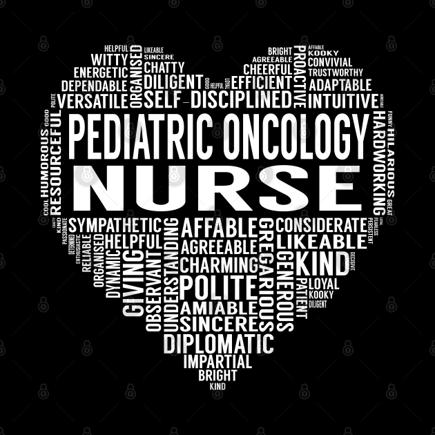 Pediatric Oncology Nurse Heart by LotusTee