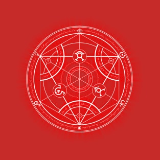 Human Transmutation Circle -red- T-Shirt