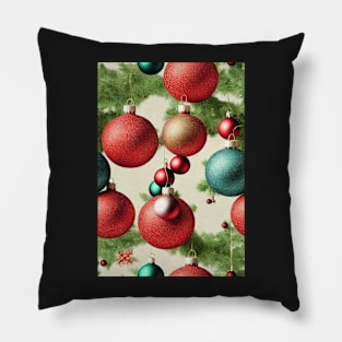 Christmas Seamless Pattern, Christmas Decorations #3 Pillow