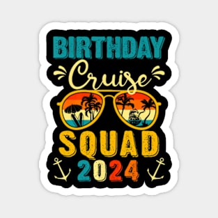 Birthday Cruise Squad 2024 Boat Birthday Party Cruise Bday Magnet