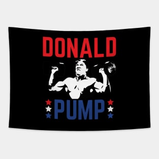 Donald Pump Gym Workout Trump Tapestry