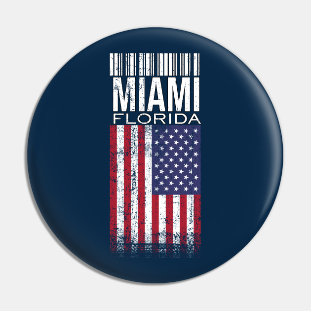 Miami Florida USA Miami Pin TeePublic