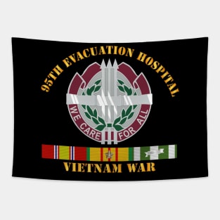 95th Evacuation Hospital - Vietnam War w  V N SVC Tapestry