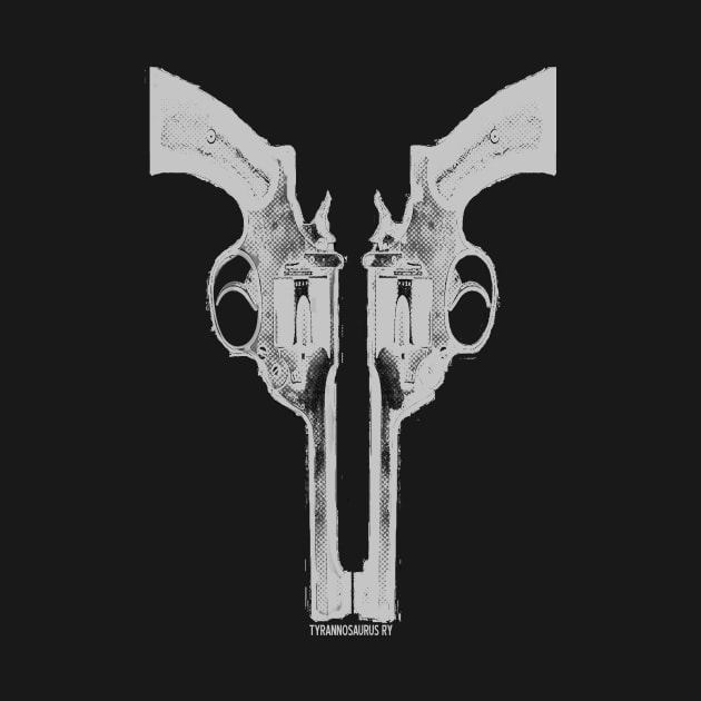 Revolver Skull by TyrannosaurusRy