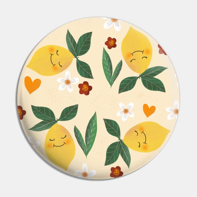 Happy lemons Pin by SanMade