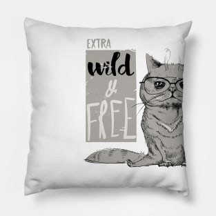 wild and free Pillow