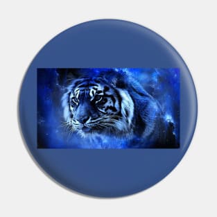 Tiger t-shirts design Pin