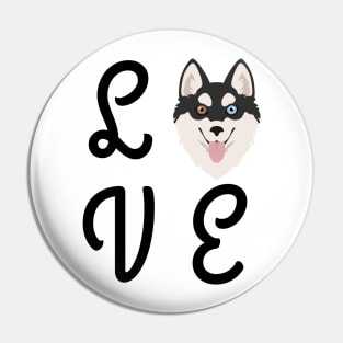 Alaskan Klee Kai Love Pin