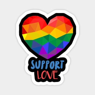 Lgbt Heart Magnet