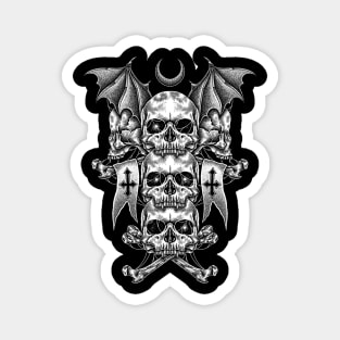 Vampire Skull Magnet