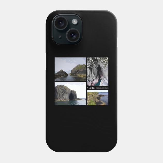 Staffa Island Phone Case by TinyPrinters