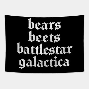 Bears - Beets - Battlestar Galactica Tapestry