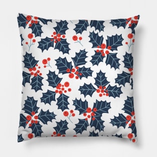 Holly berry 3 Pillow