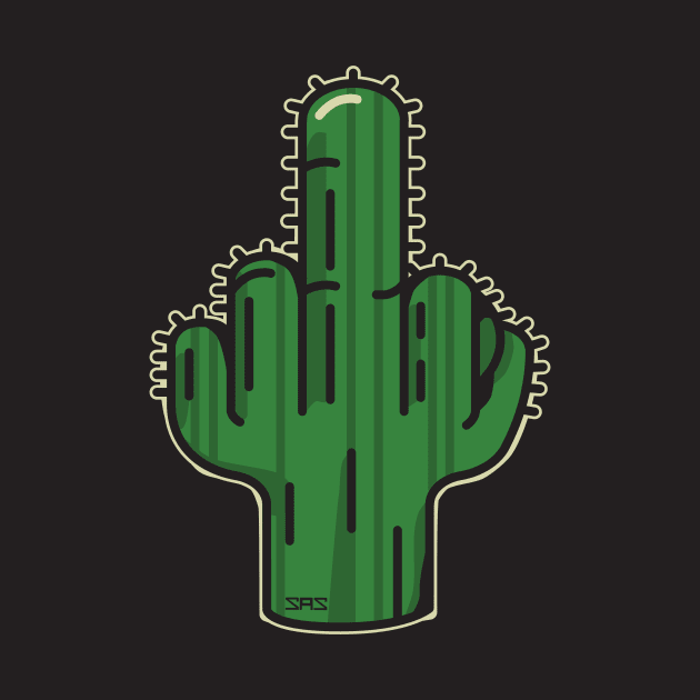 Cactus with a finger by Sastore