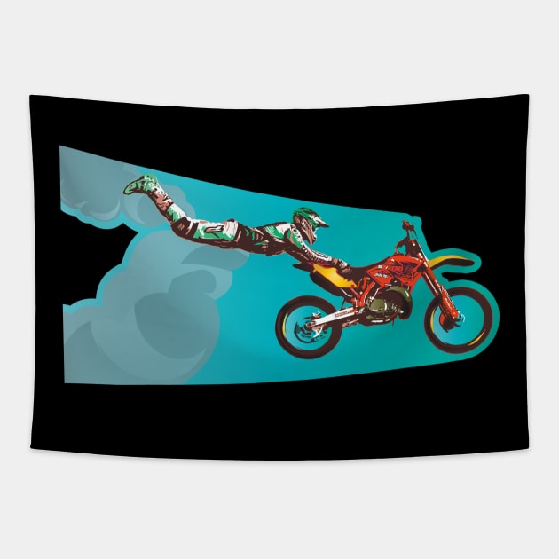 Motocycle Tapestry by Dojaja