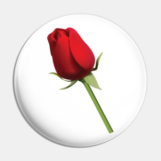 Red Rose Pin