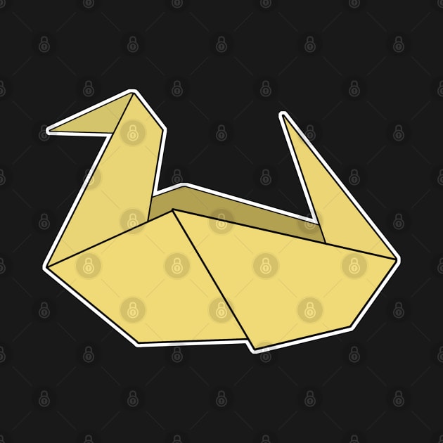 Duck Origami Sticker Style Design by aaallsmiles