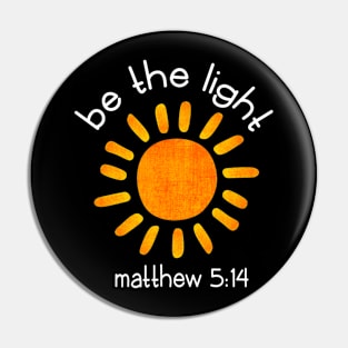 Christian Be The Light Bible Scripture Faith Quote Pin