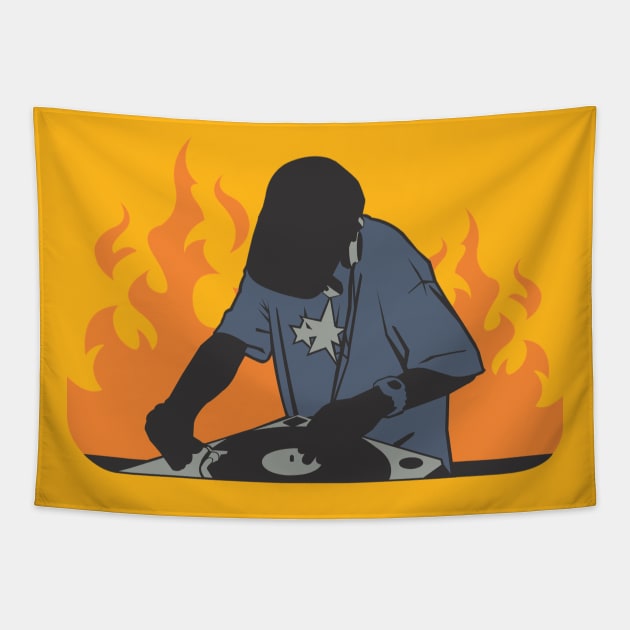 Hip-hop Dee Jay Tapestry by soulstarr