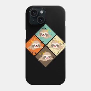 Colorful Sloth Phone Case