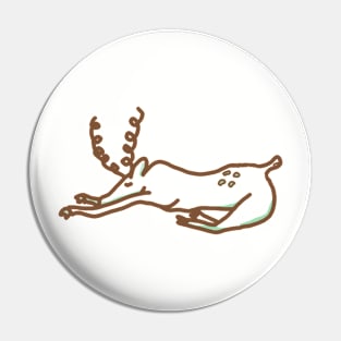 Sleepy Kudu Doodle Pin