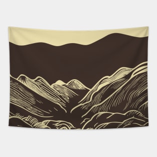 Minimalist Landscape Tapestry