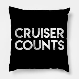 Cruiser Counts Pillow